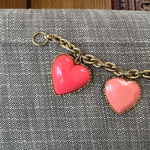 Betsey Johnson Pink and Orange Charm Bracelet - Vintage - Picture 5 of 5